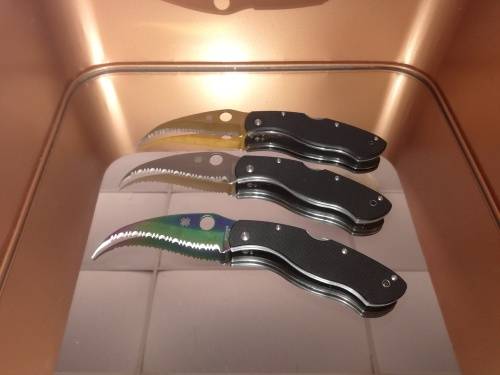Spyderco Civilian Clone Gold
